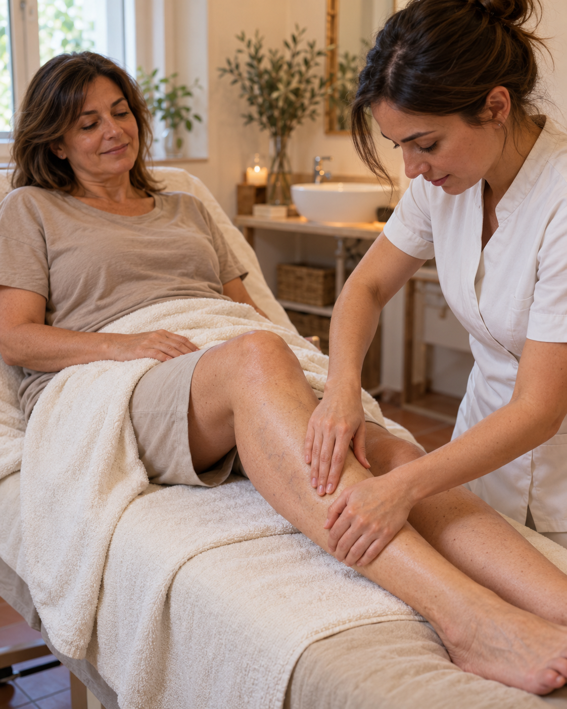 Trattamento corpo in cabina